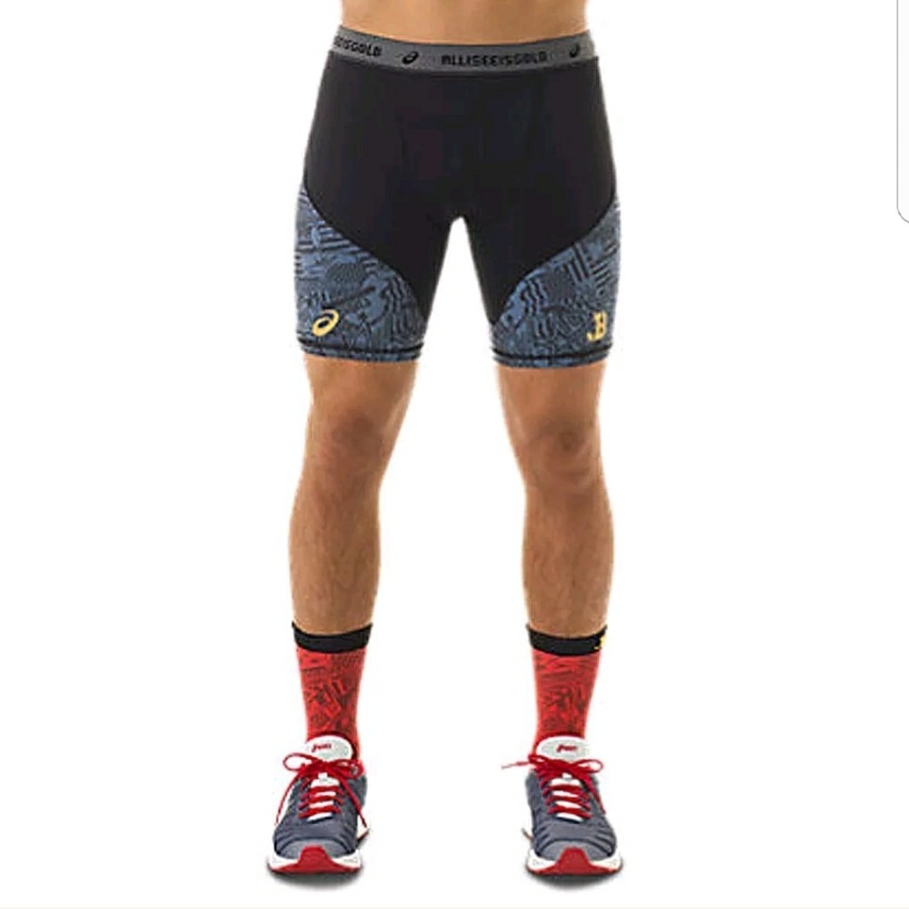 Asics compression shorts wresting JB TRshorts